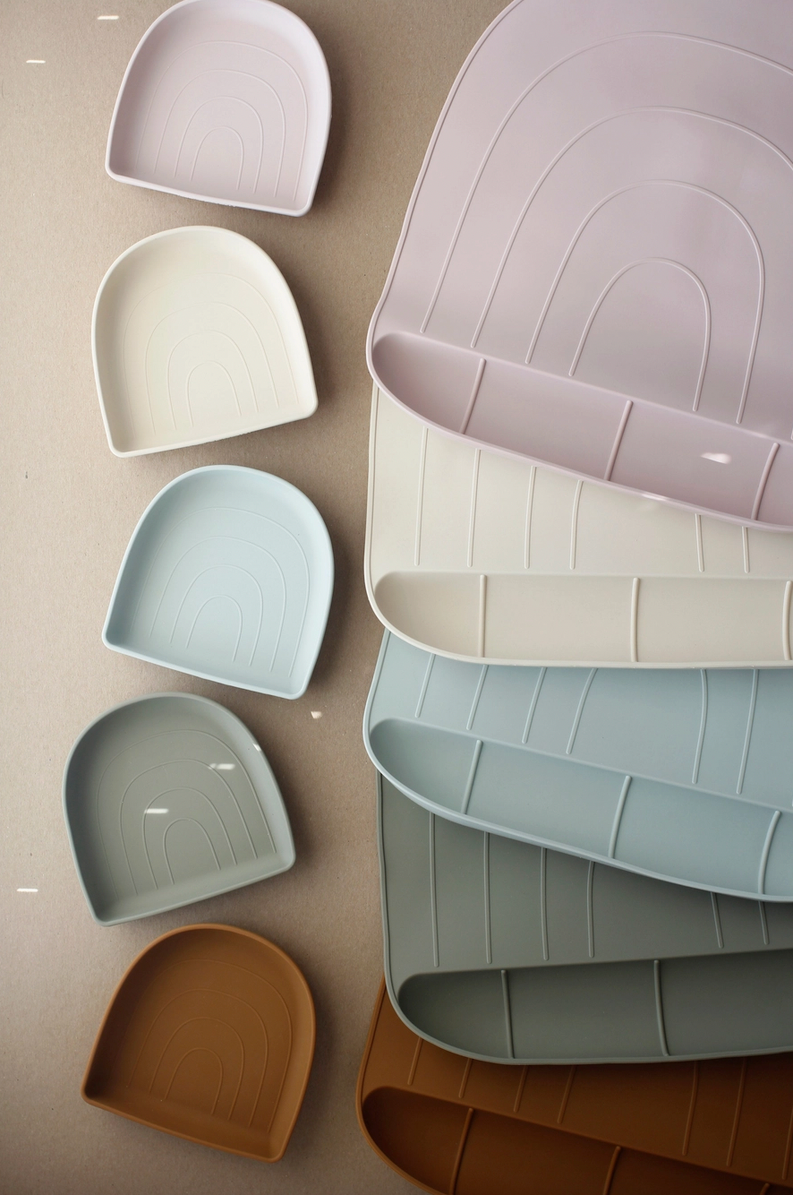 Rainbow Silicone Suction Plate