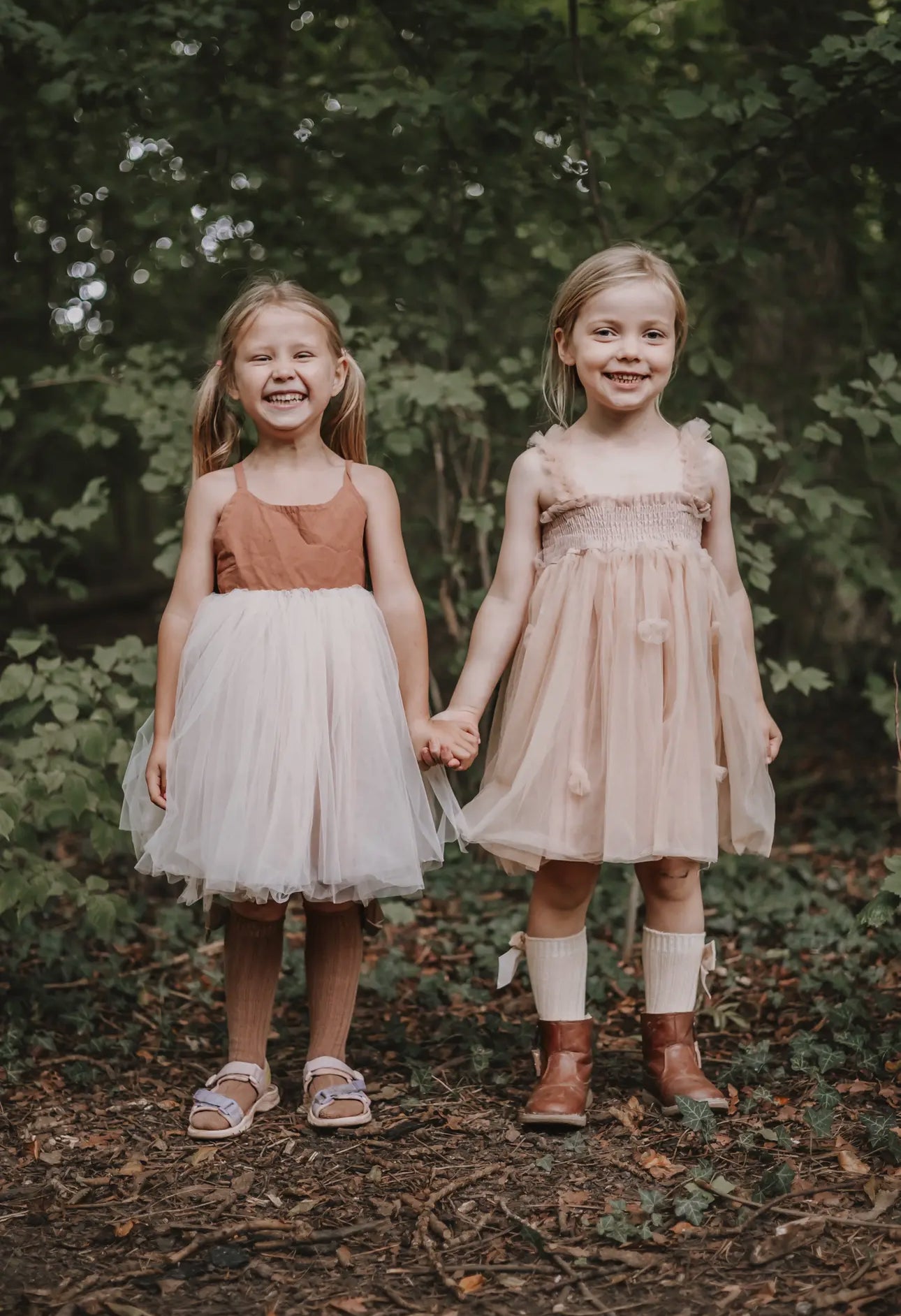 Pink Organic
Linen Tulle Dress
