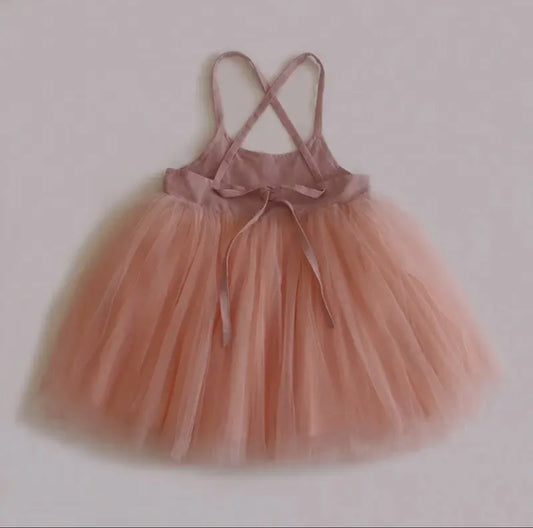 Pink Organic
Linen Tulle Dress