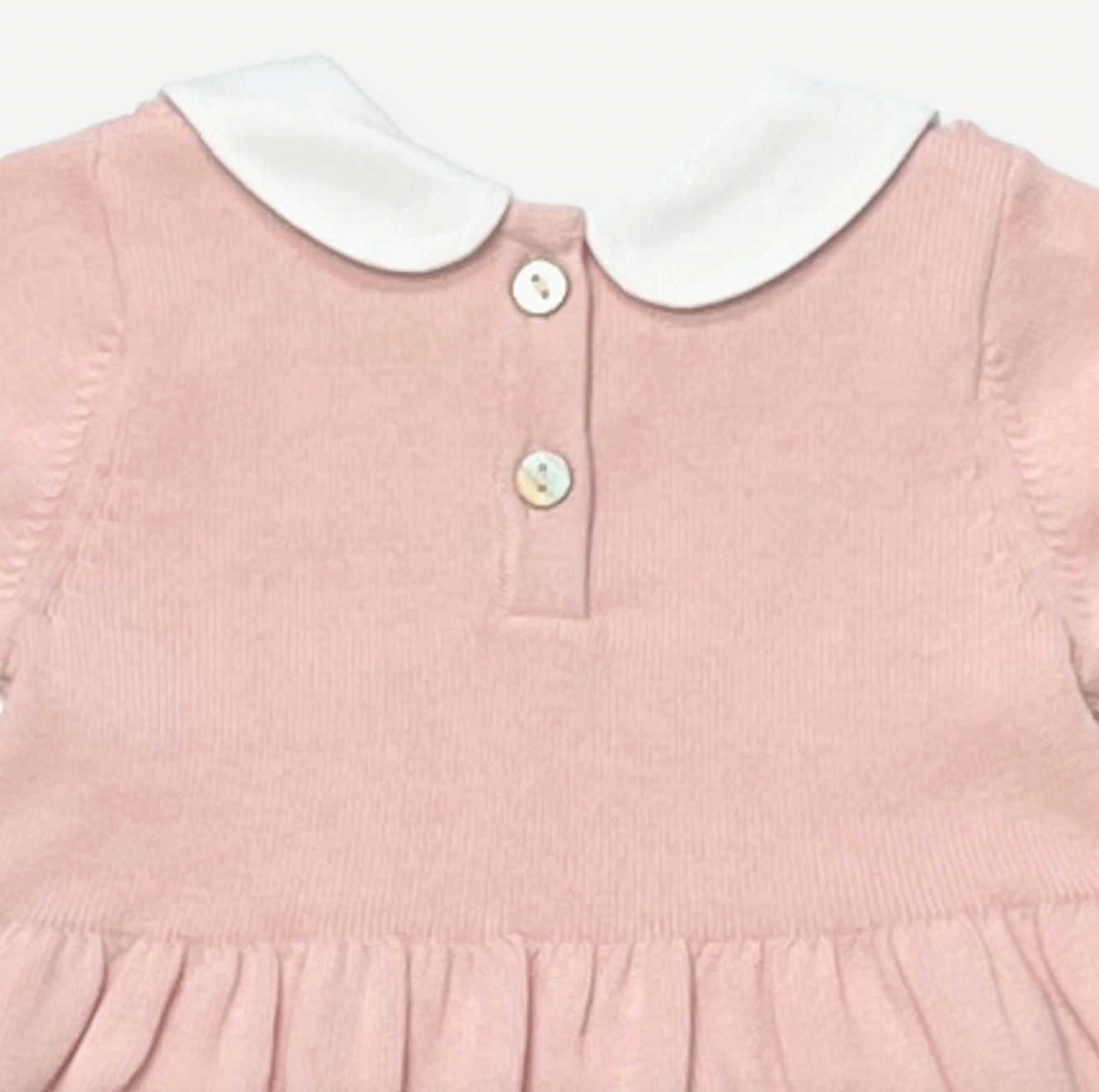 Milan Peter Pan Tulip Knit Baby Sweater Dress (Organic)