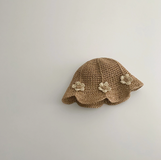 Annie & Charles® Papyrus Flower Summer Hat