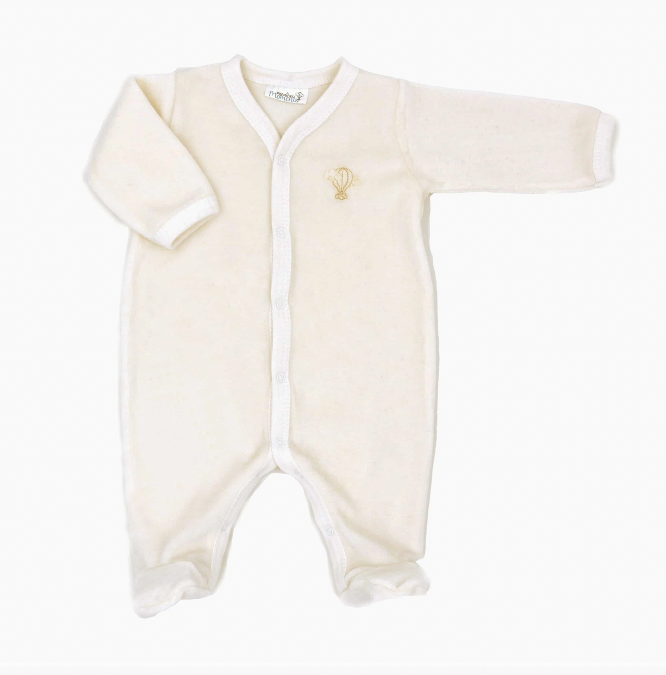 100% Organic Cotton Velvet or Jersey Baby Pajamas