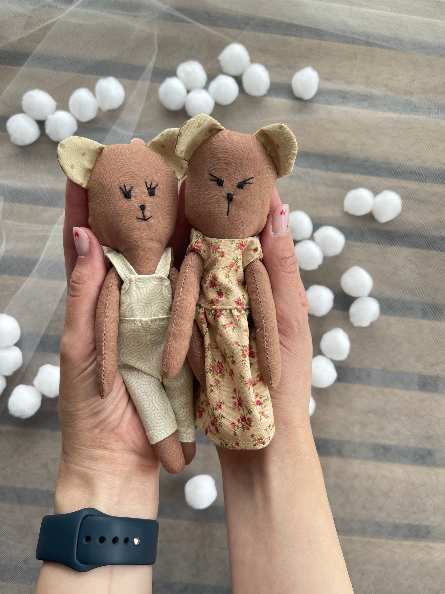 Hand-Made 100% Cotton Doll
