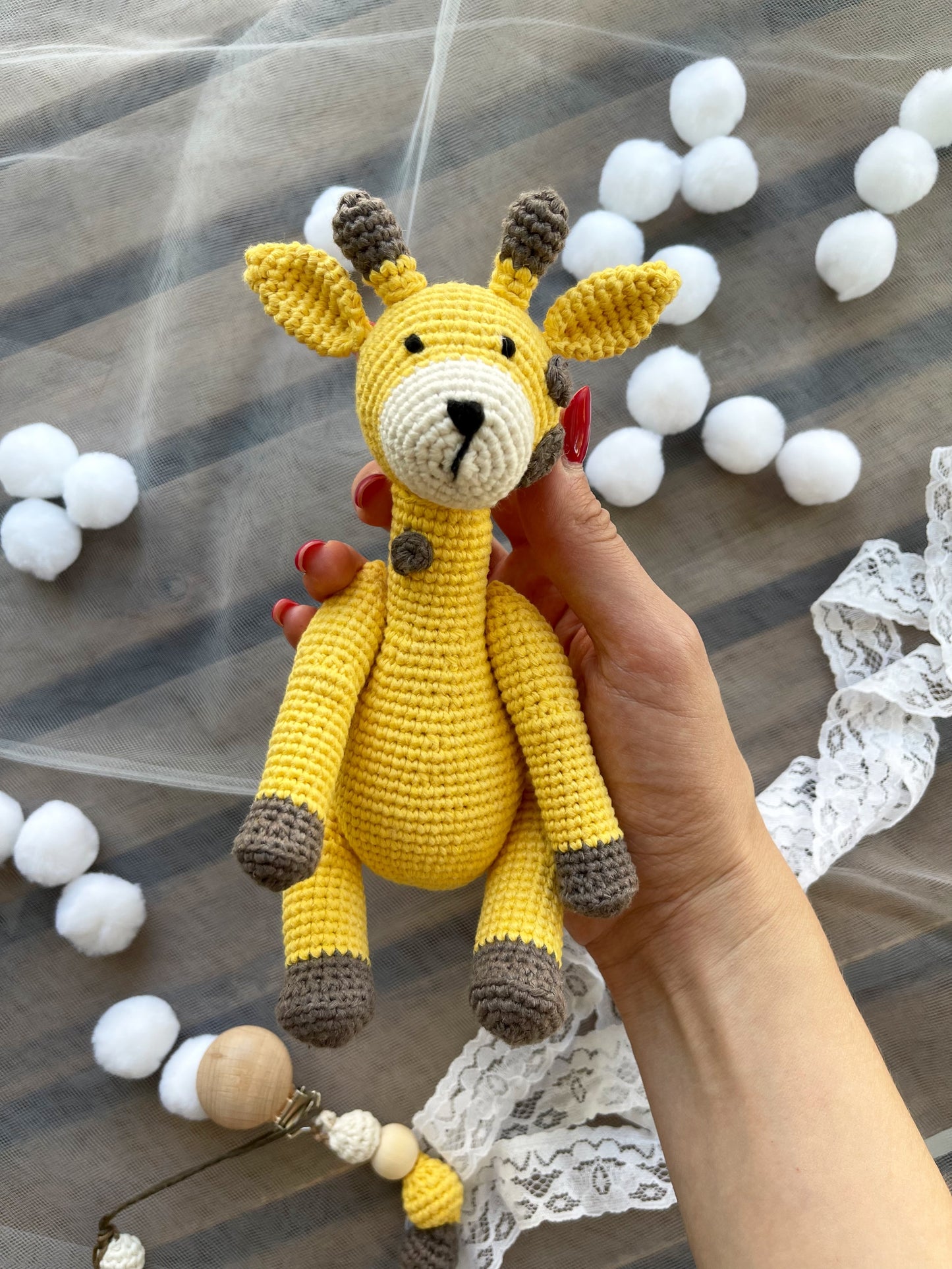 Hand-Made 100% Cotton Crochet Stuffed Animal