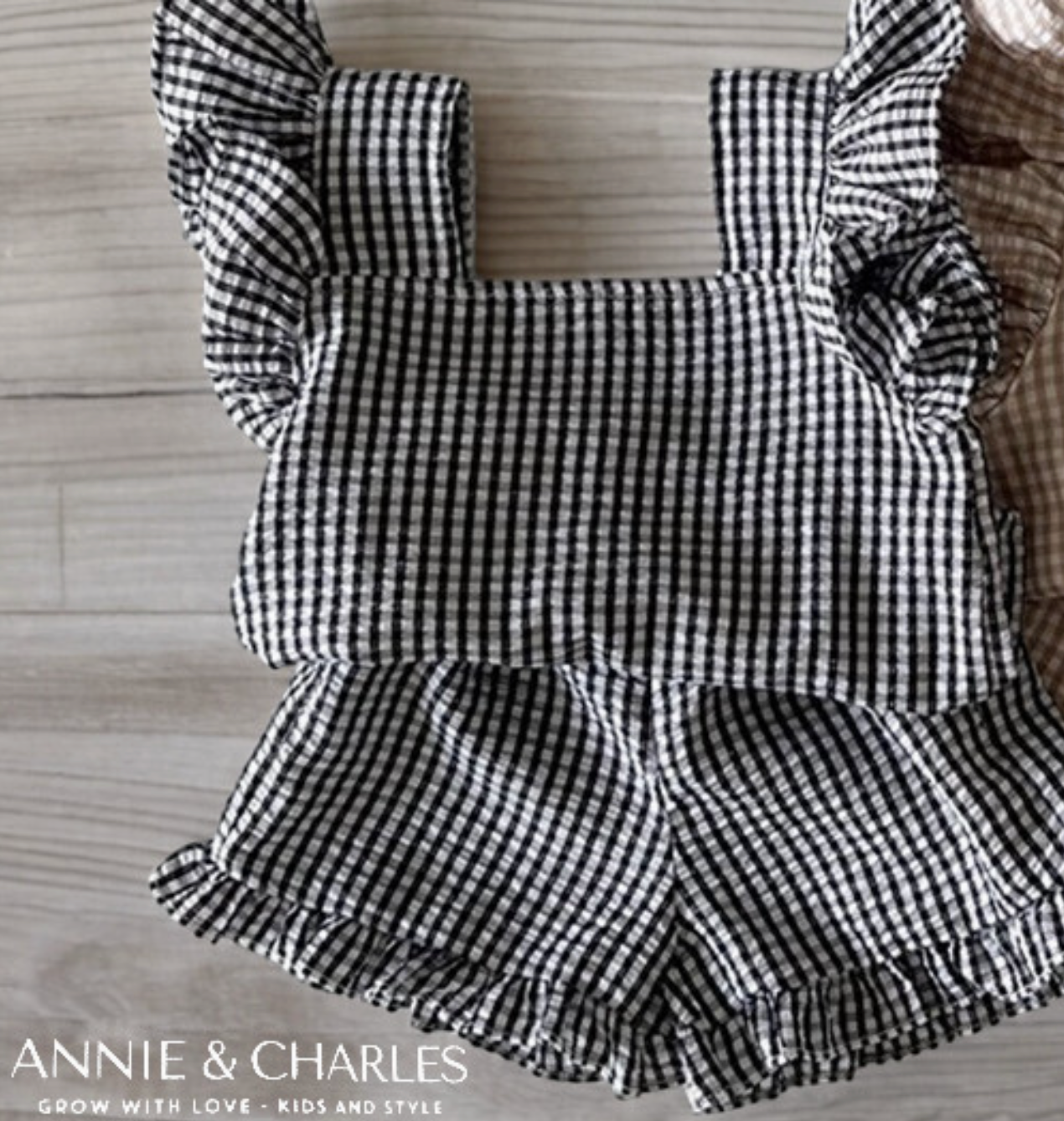 Annie & Charles® Summer Cotton Shirt & Shorts for Girls