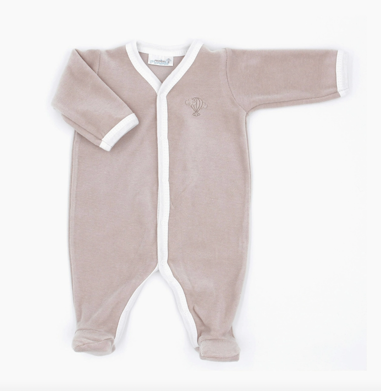 100% Organic Cotton Velvet or Jersey Baby Pajamas