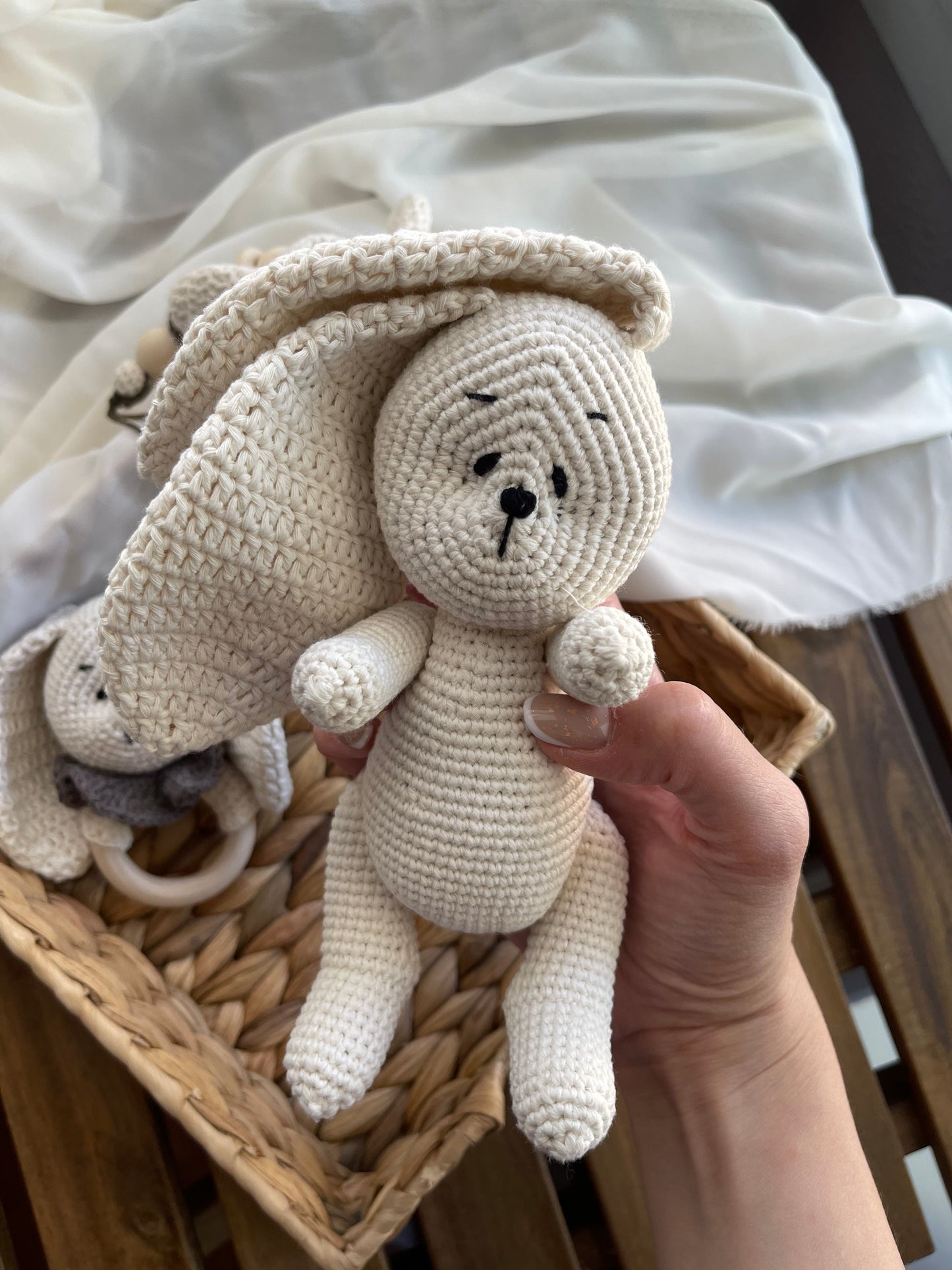 Hand-Made 100% Cotton Crochet Stuffed Animal