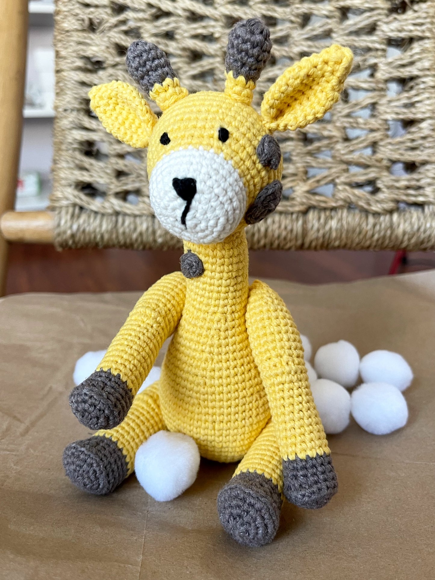 Hand-Made 100% Cotton Crochet Stuffed Animal